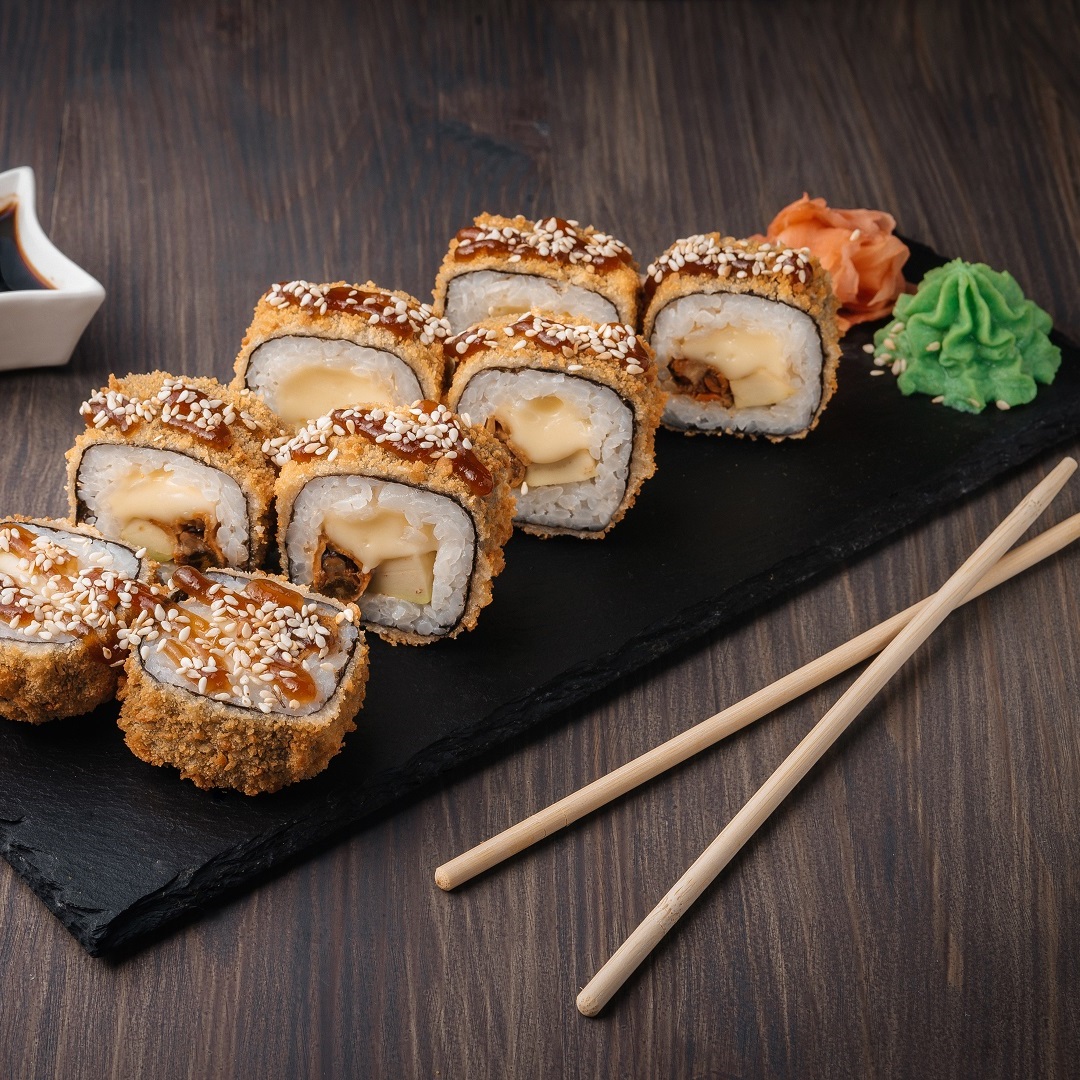 Японское меню суши и роллов онлайн ресторан KAIF ПМР